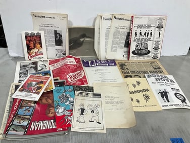 Vintage Sam Sherman Independent Int Films Ephemera