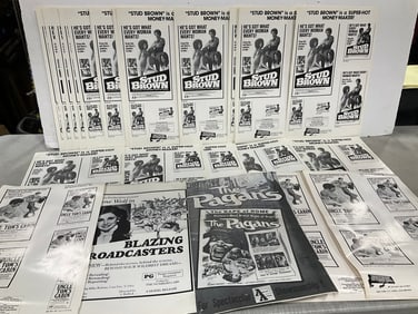 Vintag Film Prints (mostly Stud Brown)