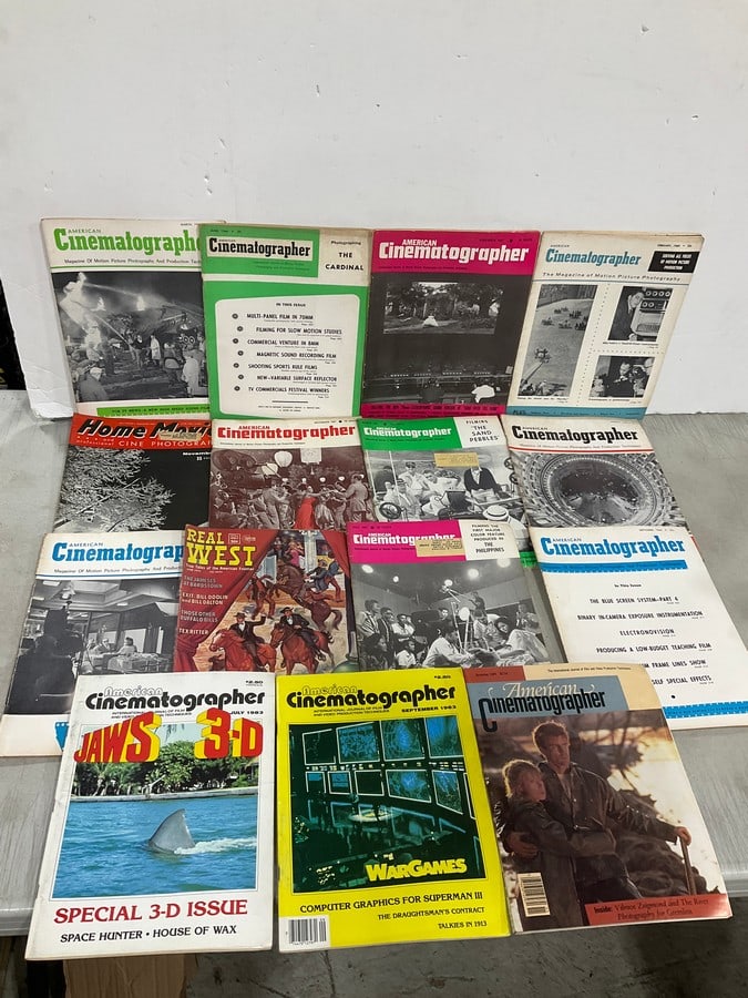 Vintage Cinematographer Magazines, and more: Vintage Cinematographer Magazines, and more