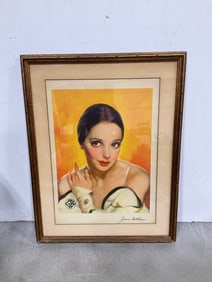 Framed Jessie Matthews art print(14.5in.x19in.)