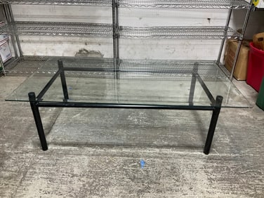 Glass table(27in.x50in.x16.5in.)