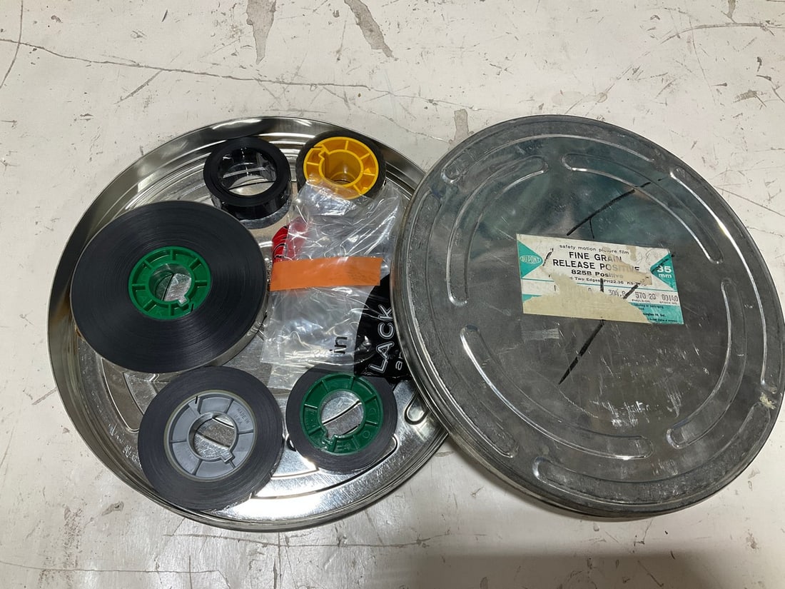 Vintage film reels: Vintage film reels