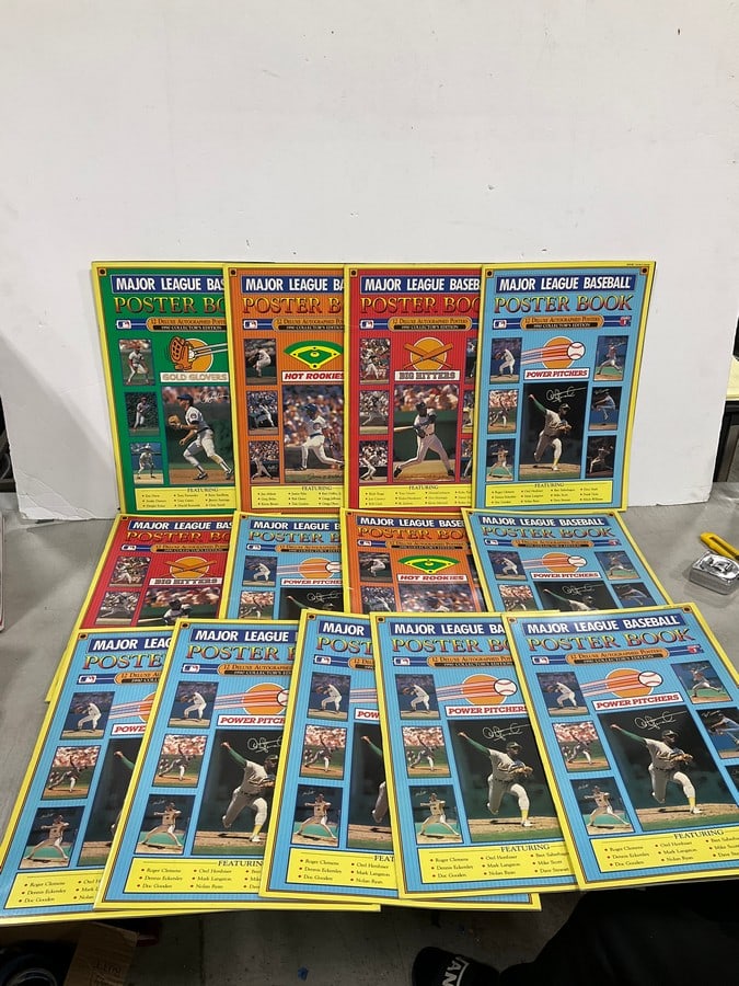 1990 Major League Baseball poster books: 1990 Major League Baseball poster books