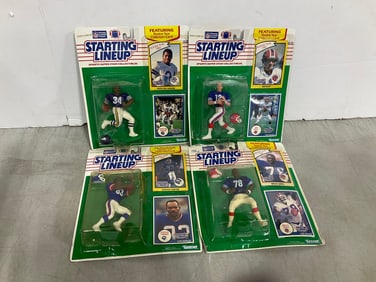 Starting Lineup collectibles(Bruce Smith, Odessa Turner, and more)