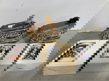 Ezra Brooks decanters(empty) and baseball mugs(new in package)