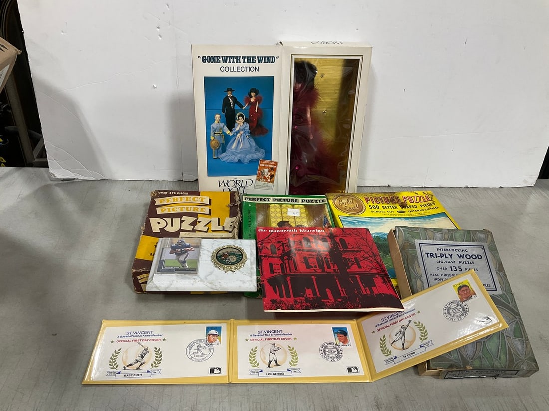 Vintage puzzles, Gone with the Wind doll, and more: Vintage puzzles, Gone with the Wind doll, and more
