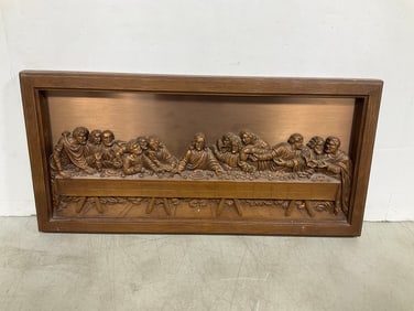 Copper Art 'The Last Supper' by Coppercraft Guild (10inx20.5in)