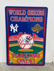 World Series Champions Yankees Sign (12inx18in)