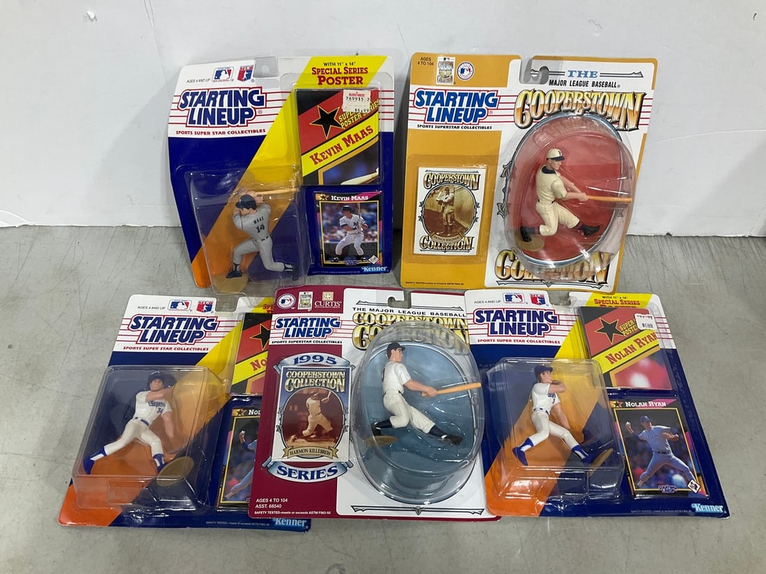 Various Starting Lineup Figures *new in boxes* (Nolan Ryan, Kevin Maas, etc): Various Starting Lineup Figures *new in boxes* (Nolan Ryan, Kevin Maas, etc)