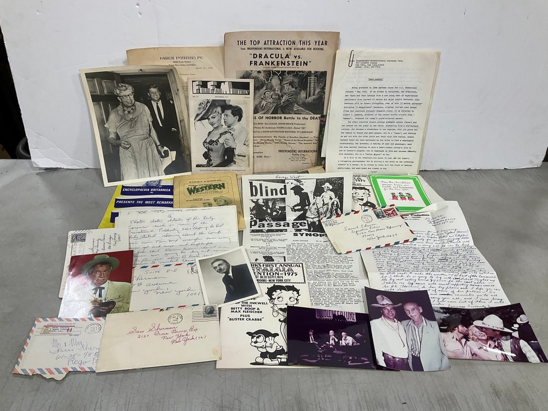 Vintage Sam Sherman Independent Int Films Ephemera: Vintage Sam Sherman Independent Int Films Ephemera