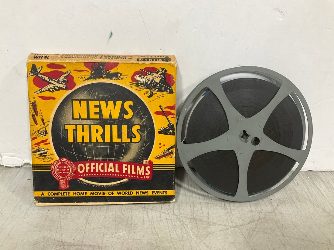 Vintage Germany Surrenders Film Reel: Vintage Germany Surrenders Film Reel