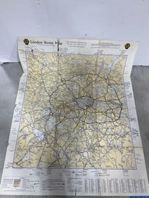 London Route Map *ripped* (24inx30.5in)
