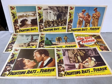 Vintage 'Fighting Rats of Tobruk' Film Posters(11inx14in)