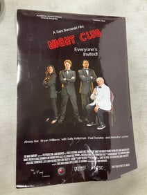(Night Club Poster Print (16inx23.5in) *slightly torn*