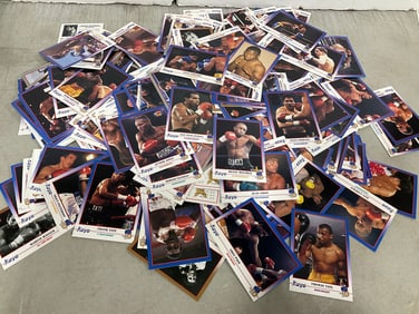 Various Boxing Sports Cards