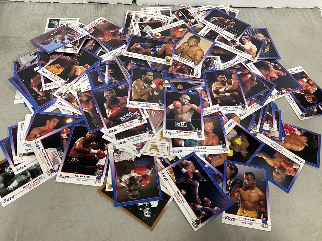 Various Boxing Sports Cards: Various Boxing Sports Cards