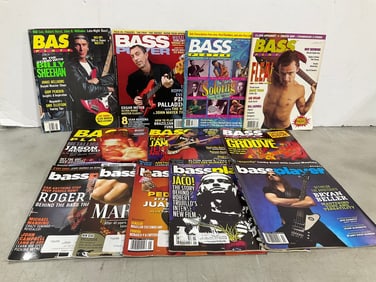 Various Bass Player Magazines