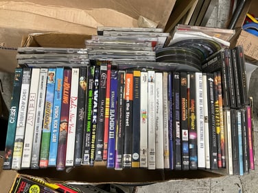 Various DVDs, and CDs
