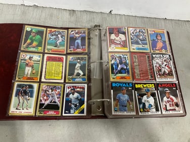 Baseball Card Album with Vintage Cards