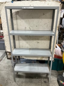 Metal Shelving Unit (57inx30inx10in)