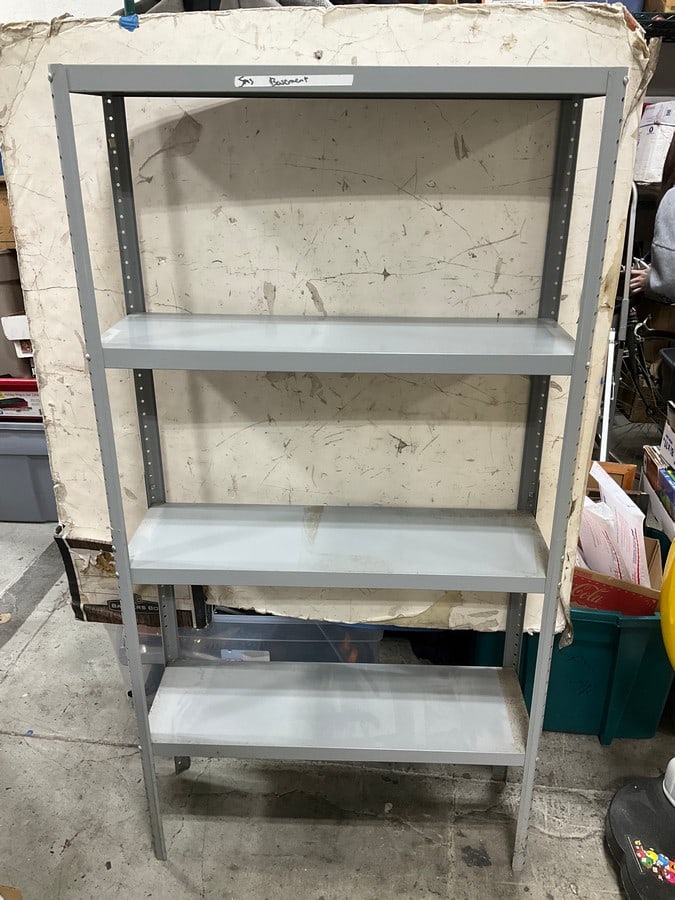 Metal Shelving Unit (57inx30inx10in) (1 of 1)