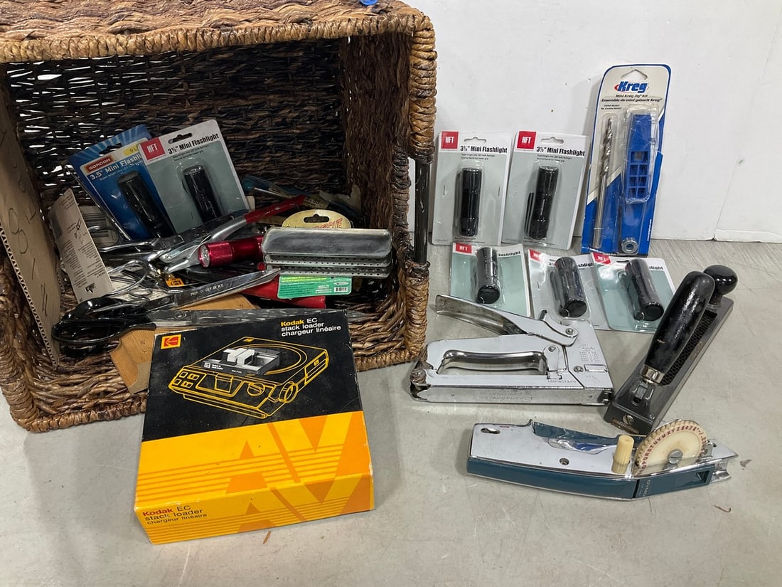 Kodal EC stack loader, mini flashlights, heavy duty staple guns, and more (1 of 1)