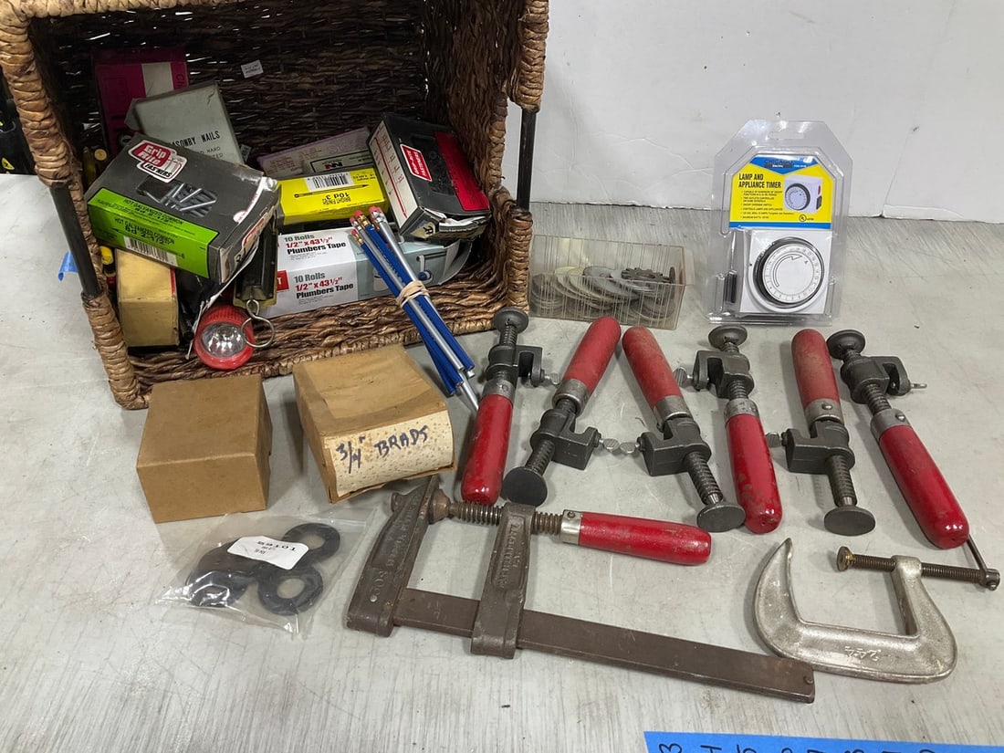 Bessey edge clamps, lamp and appliance timer, and more: Bessey edge clamps, lamp and appliance timer, and more