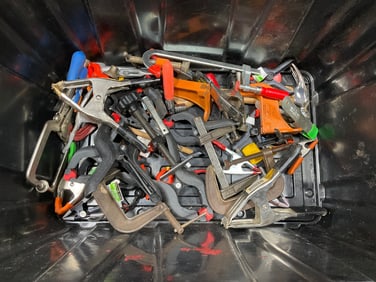 Lot of C-clamps and more