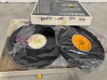 Magno sound and video earth vintage film reel