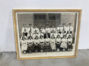 Framed Herman Ridder J.H.S. Class of June 1953 framed photograph(12in.x15in.)