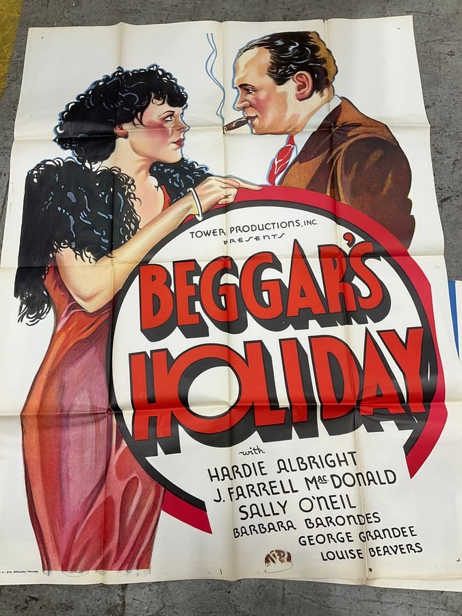 Beggar's Holiday vintage poster(41in.x54in.): Beggar's Holiday vintage poster(41in.x54in.)