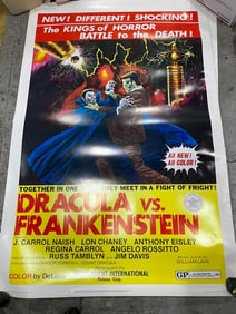 Dracula vs. Frankenstein vintage poster(40in.x60in.)