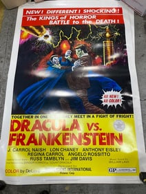 Dracula vs. Frankenstein vintage poster(40in.x60in.)