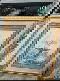 Framed angelic art print(39.5in.x47.5in.)