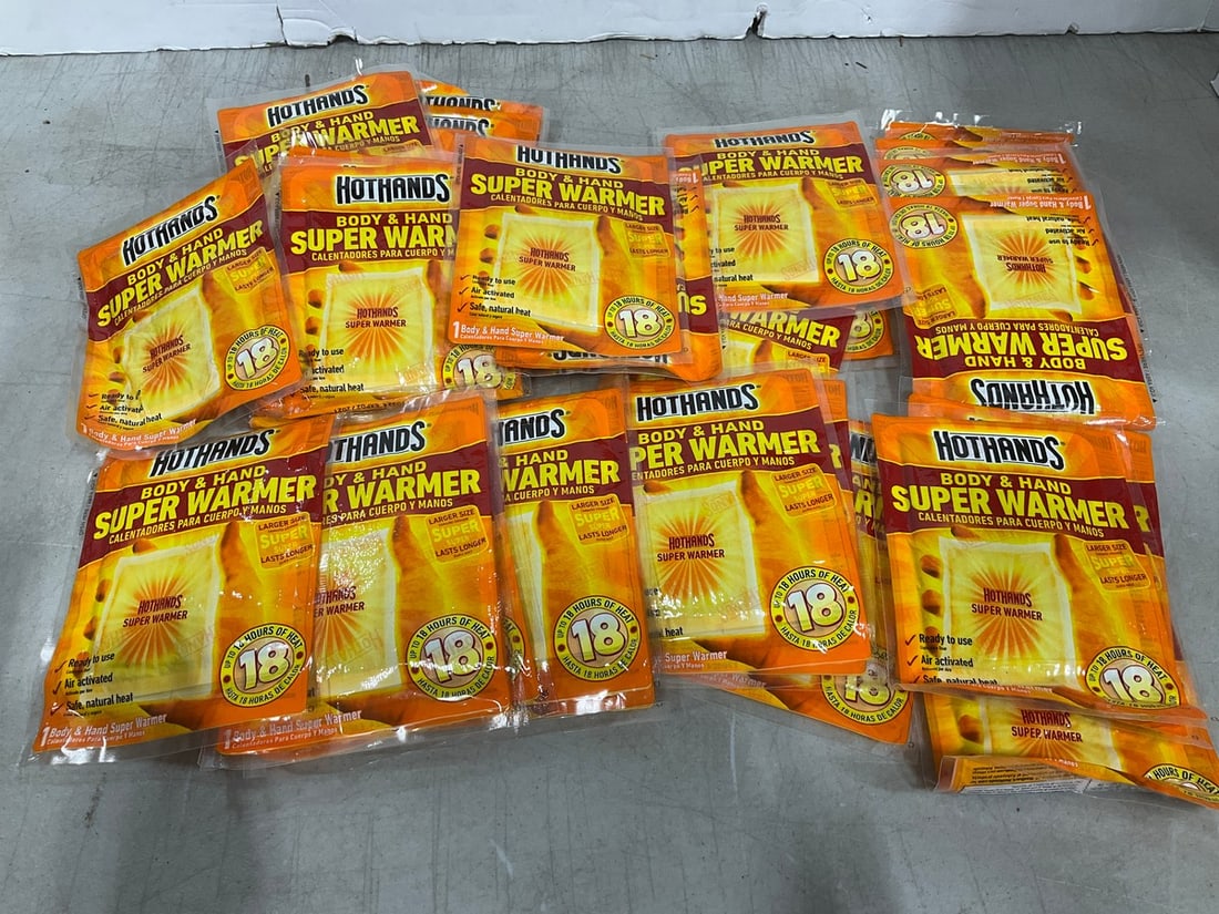Case of 34 hot hand warmers: Case of 34 hot hand warmers