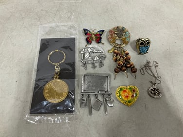 Vintage pins and ring