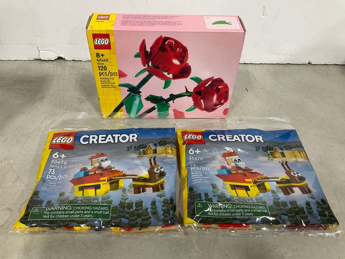 Lego-roses and creator sets(new) (1 of 1)