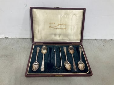 Brown & Polsons Sterling Silver Utencil Set