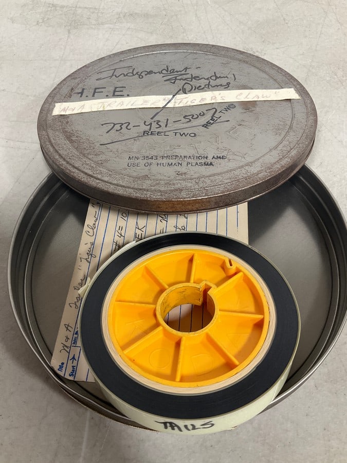 Vintage Tigers Claw Movie Reel: Vintage Tigers Claw Movie Reel
