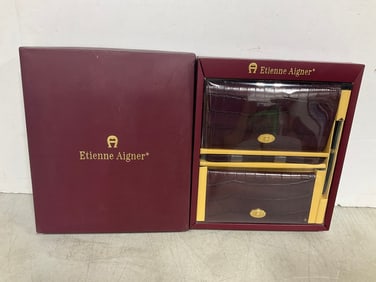 Etienne Aigner Wallets and Pen Set *NEW*