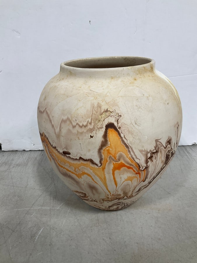 Vintage Nemadji Pottery Vase (8in Tall) (1 of 1)