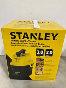 Stanley Portable Wet/Dry Vacuum  - 3 gal *NEW in box*