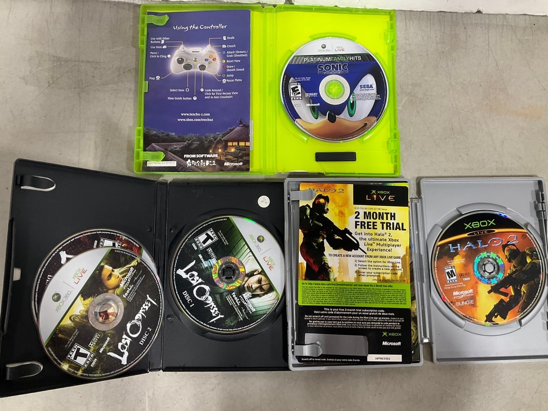 Various Xbox Games (Halo 2, Sonic, etc): Various Xbox Games (Halo 2, Sonic, etc)