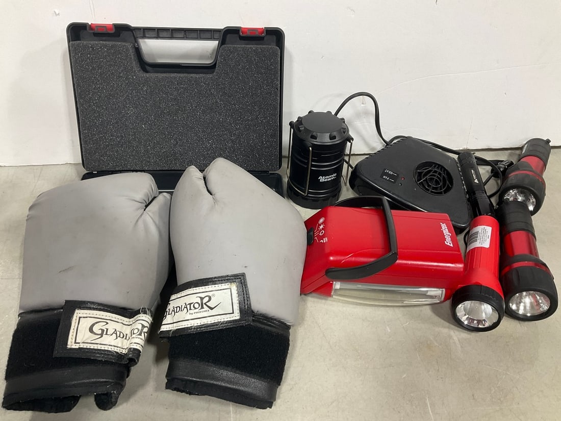 Various Flashlights, Energizer and Atomic Beam Lights, Gladiator Gloves, and more (1 of 1)