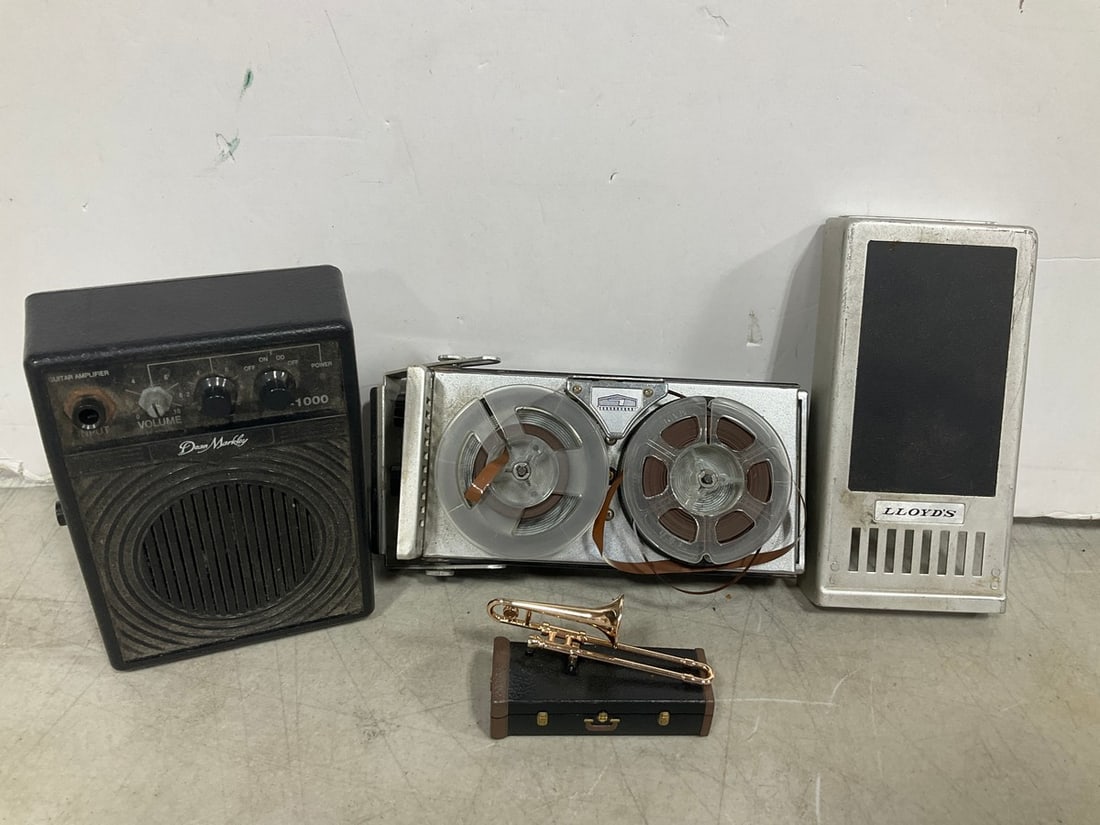 Dean Markley guitar amplifier(GT-1000), Lloyds vintage tape recorder, and more (1 of 1)