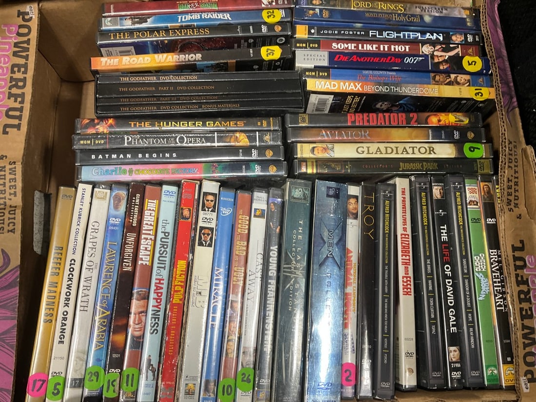 Various DVDs (The Hunger Games, Gladiator, etc) (1 of 1)