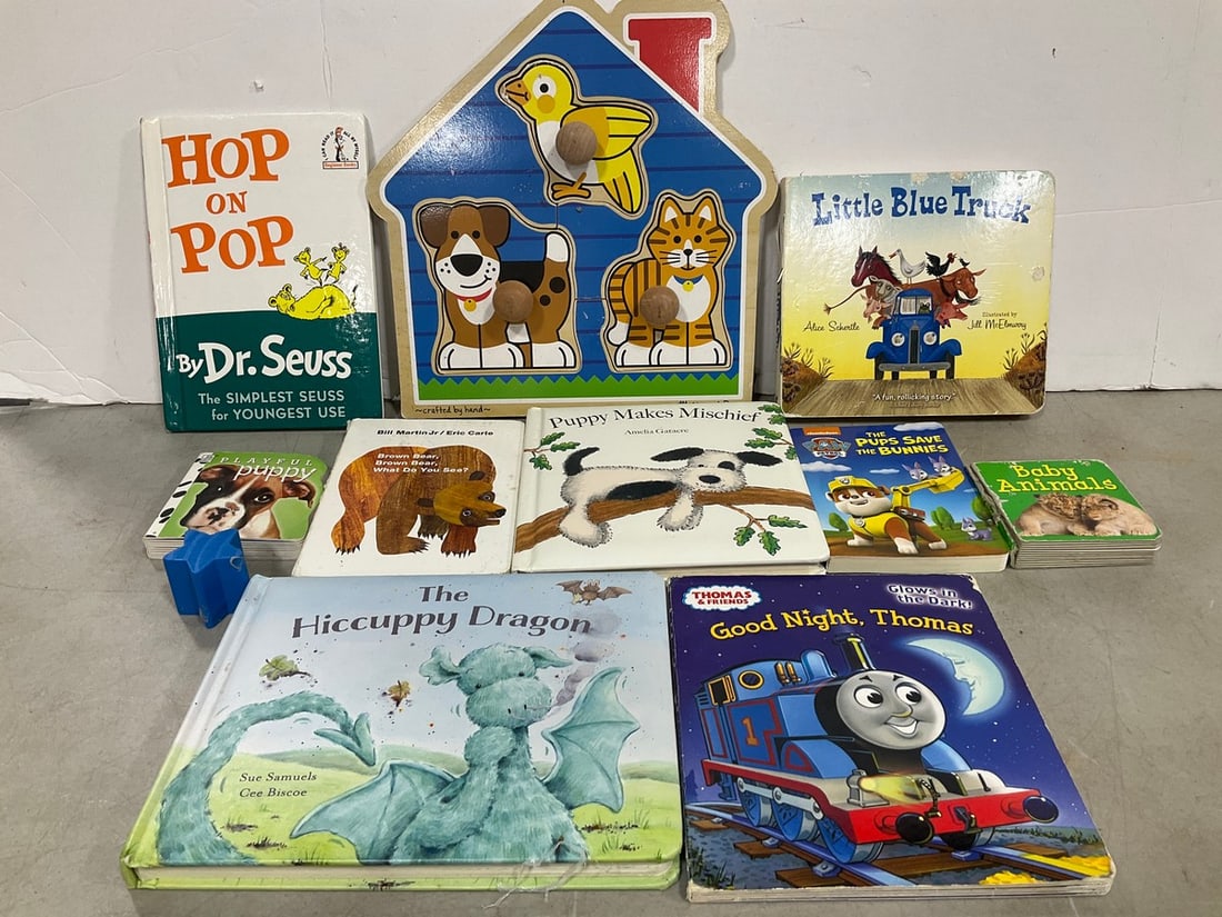 Vintage Childrens Books, and Puzzle: Vintage Childrens Books, and Puzzle