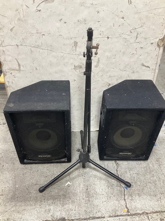 Phonic Speakers (S710) with Stand (1 of 1)