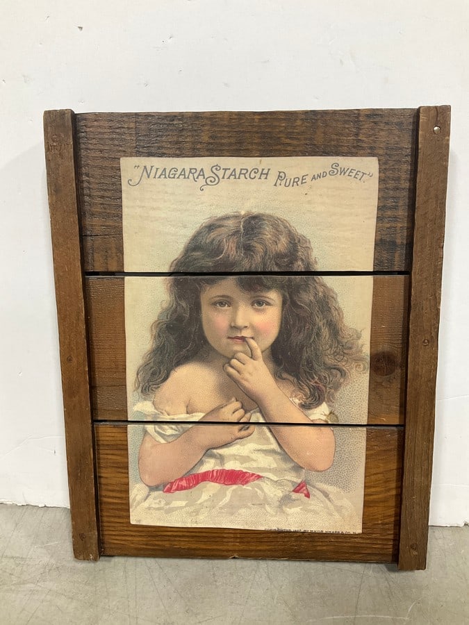Niagara Starch Pure and Sweet vintage advertisement decor(12in.x15.5in.): Niagara Starch Pure and Sweet vintage advertisement decor(12in.x15.5in.)