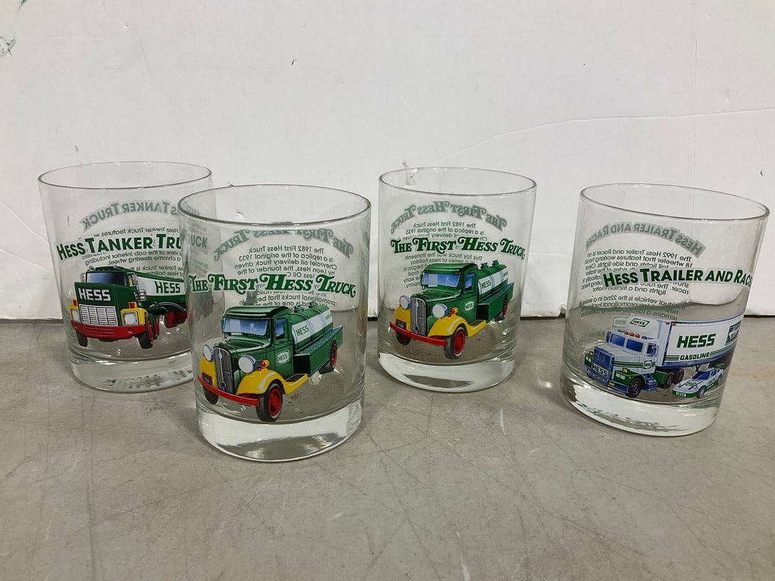 HESS drinking glasses(4.25in.tall): HESS drinking glasses(4.25in.tall)